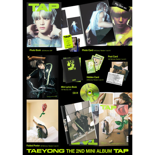 Taeyong (NCT) 2nd Mini Album TAP (Flip Zine Ver)