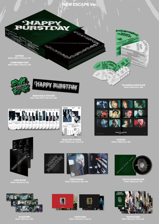 (PREORDER) SEVENTEEN 5th Album Happy Burstday